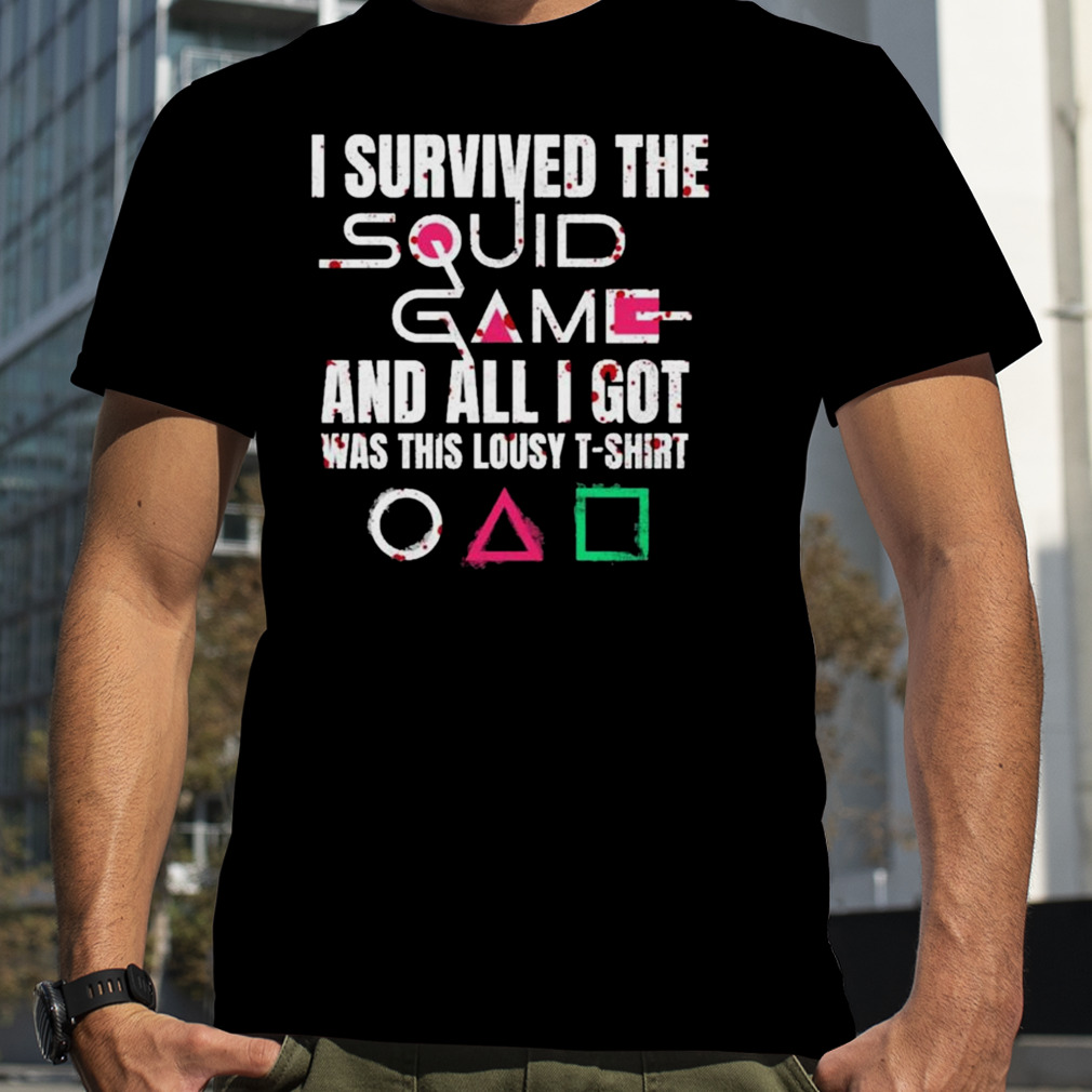 I Survived The Squid Game shirt