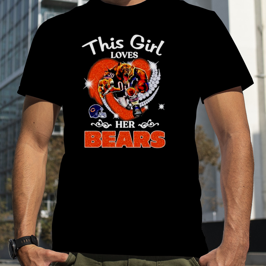 This Girl Love Her Chicago Bears Mascot Shirt