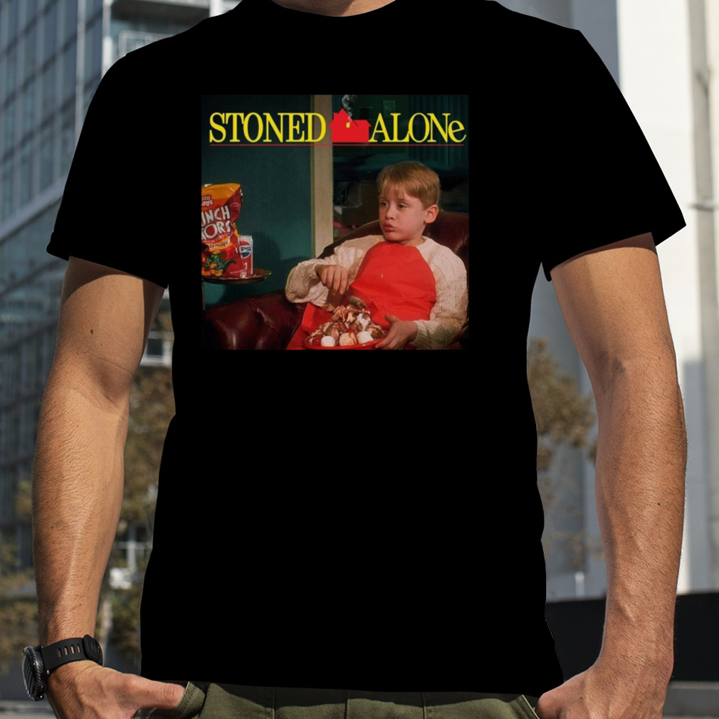 This Year Celebrate Christmas Stoned Alone shirt
