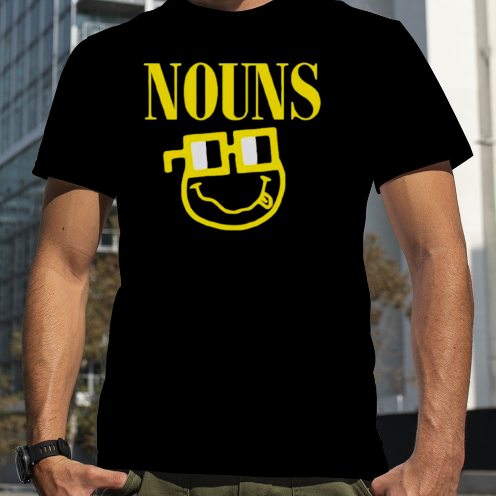 Nouns Nirvana smiley shirt