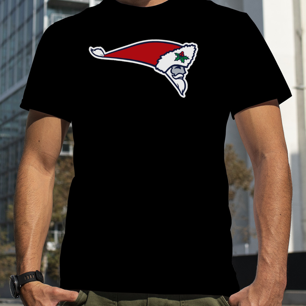 Patriots Flying Santa Logo Xmas shirt