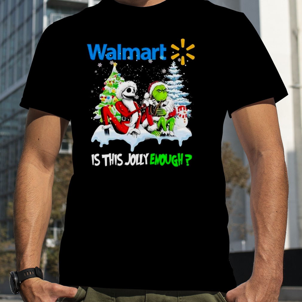 Santa Jack skellington and Grinch walmart is this jolly enough sweater