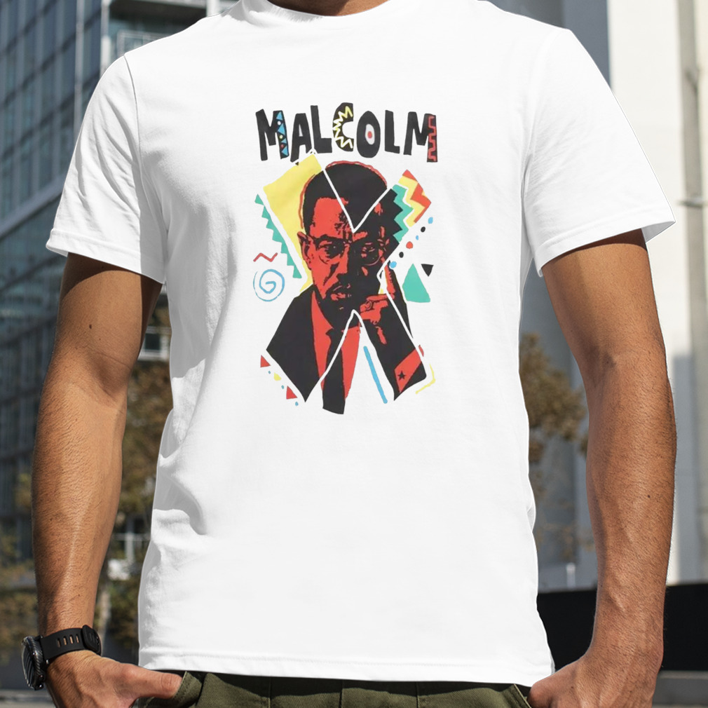 Malcolm X Art Drawing shirt