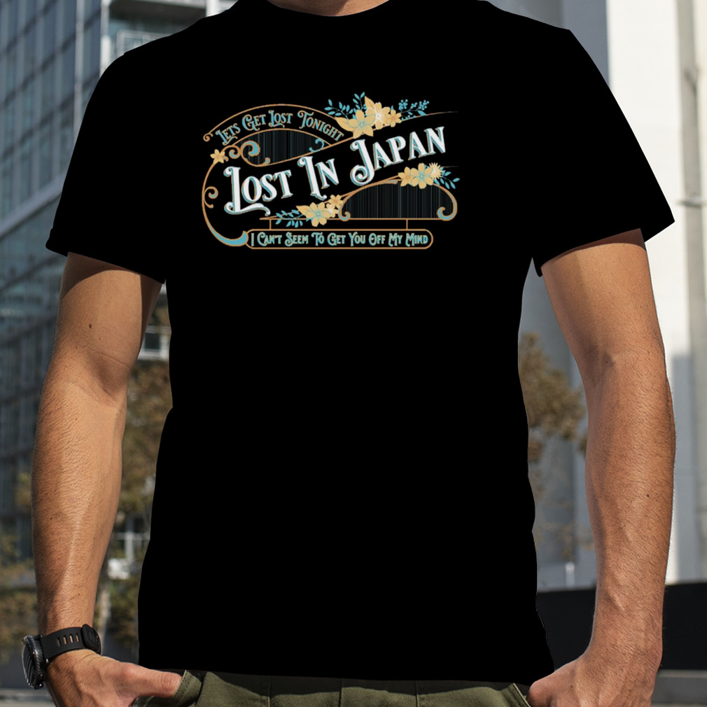 Lost In Japan Shawn Mendes Song Lyrics Vintage shirt