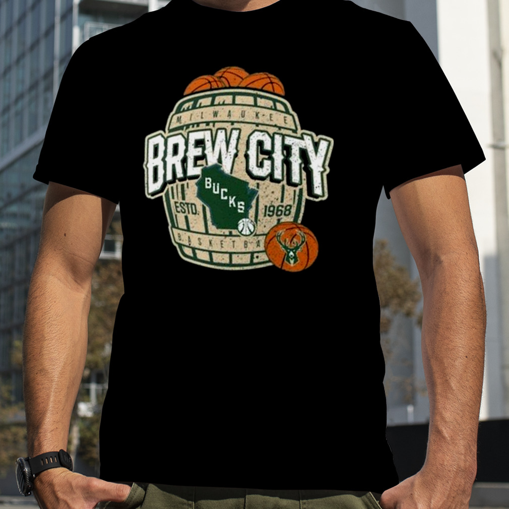 Milwaukee Bucks Brew City Hometown Graphic T-Shirt