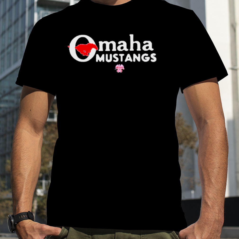 Omaha Mustangs logo shirt