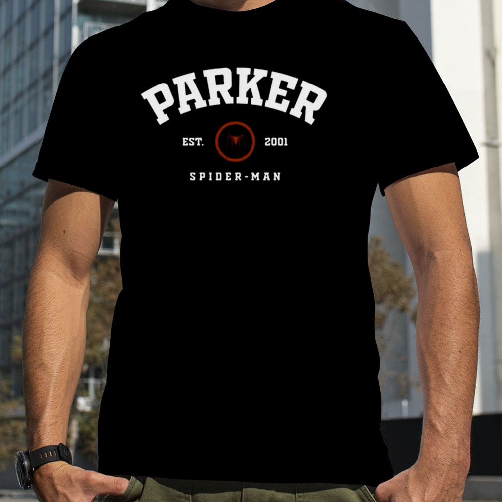 Parker Est 2001 Marvel Superhero Spiderman shirt