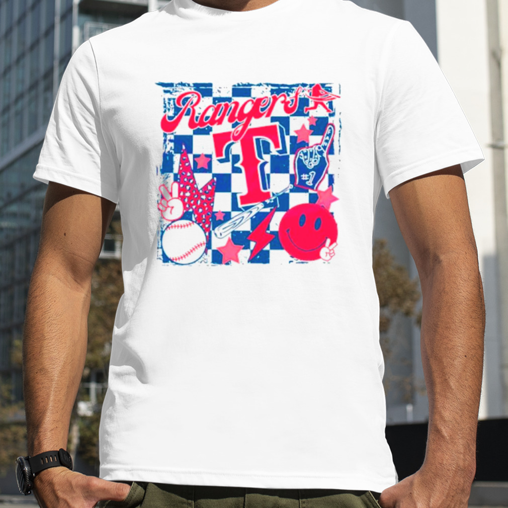 Texas Rangers Blue Checkerboard shirt