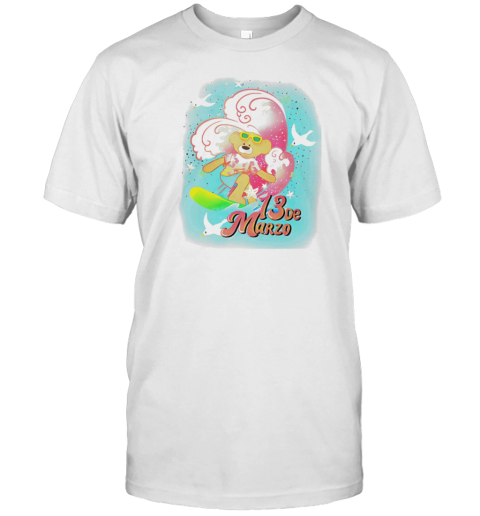 13De Marzo Surfing Bear  Classic Men's T-shirt