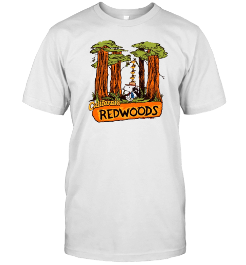 Peanuts Snoopy X California Redwoods 2025 Retro Painting T-Shirt Peanuts Snoopy X California Redwoods 2025 Retro Painting Classic Men's T-shirt