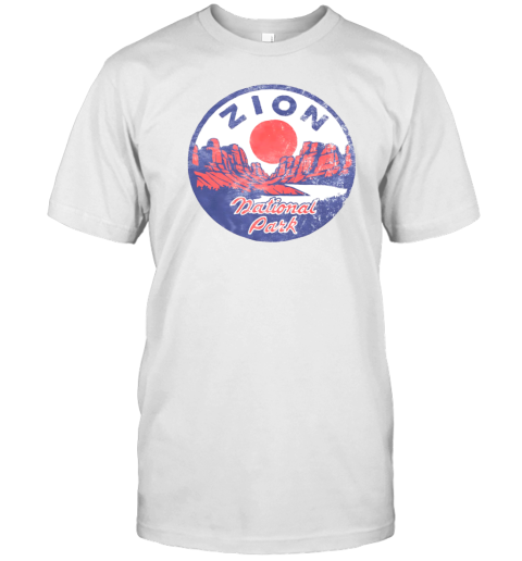 Zion National Park Vintage  Classic Men's T-shirt